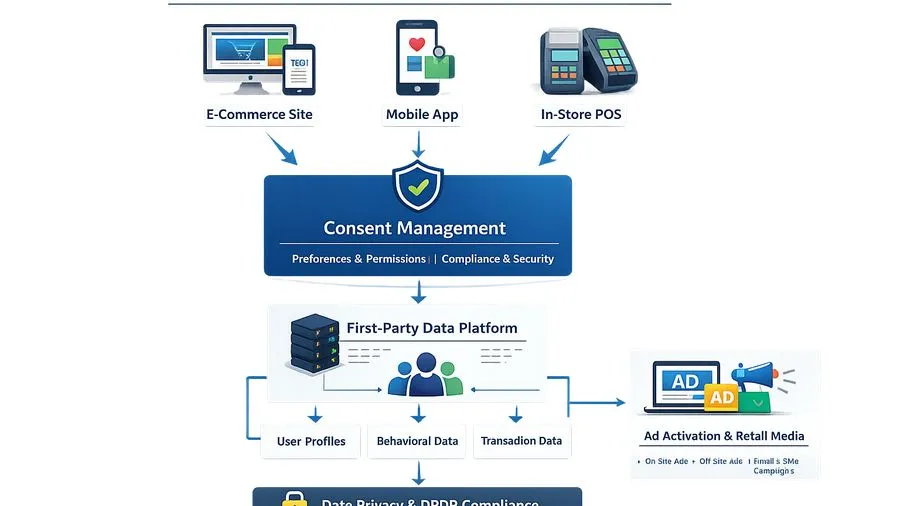 Running Retail Media and First-Party Audiences after DPDP